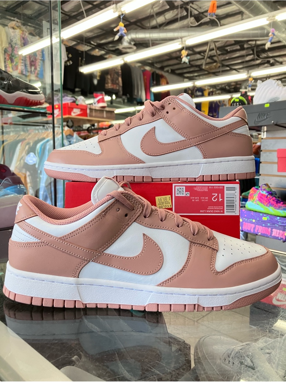 Nike Dunk Low Rose Whisper Size 10.5